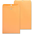 Business Source Heavy-duty Clasp Envelopes - Clasp - #98 - 10" Width x 15" Length - 28 lb - Clasp - Kraft - Kraft - 100 / Box 1 thumbnail image