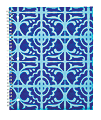 Divoga® Spiral Notebook, Mediterranean Mosaic Collection, 8 1/2" x 10 1/2", 1 Subject, College Ruled, 160 Pages (80 Sheets), Tile 1 thumbnail image