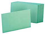 Oxford® Color Index Cards, Unruled, 4" x 6", Green, Pack Of 100 1 thumbnail image