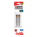 Pentel® Eraser Refills For Mechanical Pencils, White, Pack Of 12