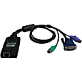 Tripp Lite PS2 Server Interface Module for B064- Series KVM Switches TAA - RJ-45 Female Network, HD-15 Male VGA, mini-DIN (PS/2) Male Keyboard/Mouse 1 thumbnail image