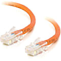 C2G-7ft Cat5e Non-Booted Crossover Unshielded (UTP) Network Patch Cable, Orange, 24509 1 thumbnail image