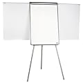 MasterVision Easy Clean Dry Erase Tripod Easel, Black/Silver