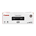 Canon® 137 Black Toner Cartridge, 9435B001AA