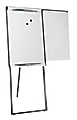 Bi Office® Design Series Magnetic Dry-Erase Whiteboard Easel With Footbar, 41 1/10" x 29 1/2", Metal Frame With Black/Gray Finish 1 thumbnail image