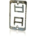 C2G Single Gang Wall Plate Mounting Bracket - Silver 1 thumbnail image