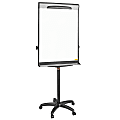 MasterVision® Magnetic Gold Ultra Dry-Erase Whiteboard Mobile Presentation Easel, 76", Steel Frame With Black Finish 1 thumbnail image