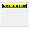 Tape Logic® Preprinted Packing List Envelopes, Packing List Enclosed, 10" x 12", Yellow, Case Of 500 1 thumbnail image