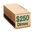 PM™ Company Coin Boxes, Dimes, $250.00, Bundle Of 50