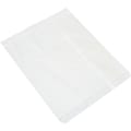 Partners Brand Flat Merchandise Bags, 15"W x 18"D, White, Case Of 500