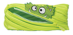 ZIPIT® Talking Monster Pouch, 3/4"H x 8 6/10"W x 3 1/2"D, Lime