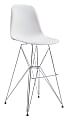 Zuo Modern Zip Bar Chair, White 1 thumbnail image
