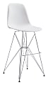 Zuo Modern Zip Bar Chair, White