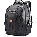 Samsonite Tectonic 2 Carrying Case (Backpack) for 17" Notebook - Black, Orange - Shock Resistant Interior, Slip Resistant Shoulder Strap - 663031070 1 thumbnail image