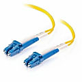 C2G 2m LC-LC 9/125 Duplex Single Mode OS2 Fiber Cable - Yellow - 6ft - 2m LC-LC 9/125 Duplex Single Mode OS2 Fiber Cable - Yellow - 6ft 1 thumbnail image