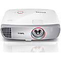 BenQ HT2150ST 3D Ready DLP Projector - 16:9 - White - 1920 x 1080 - Ceiling, Front - 1080p - 3500 Hour Normal Mode - 5000 Hour Economy Mode - Full HD - 15,000:1 - 2200 lm - HDMI - USB - 1 Year Warranty