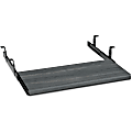 HON Laminate Keyboard Platform, 10"H x 21.5"W x 1.1"D, Gray 1 thumbnail image