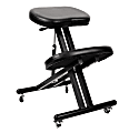 Mind Reader Kneeling Stool, Black 1 thumbnail image