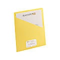 Smead® Slash File Jackets Convenience Pack, 9 1/2" x 11 3/4", Yellow, Pack Of 25