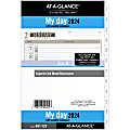 AT-A-GLANCE® Daily Loose-Leaf Planner Refill Pages, 5-1/2" x 8-1/2", January to December 2024, 481-125