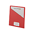 Smead® Slash File Jackets Convenience Pack, 9 1/2" x 11 3/4", Red, Pack Of 25 1 thumbnail image