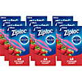 Ziploc® Quart Storage Seal Top Bags, Medium Size, 7-1/2” x 7”, Clear, 48 Bags Per Box, Carton Of 9 Boxes 1 thumbnail image