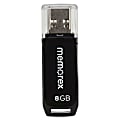 Memorex 8GB Mini TravelDrive 98179 USB 2.0 Flash Drive - 8 GB - USB 2.0 - Black - 1 / Pack