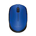 Logitech M170 Wireless Mouse - Optical - Wireless - Radio Frequency - Blue - USB 2.0 - 1000 dpi - Scroll Wheel - Symmetrical