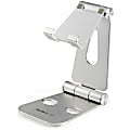 StarTech.com Phone and Tablet Stand - Foldable Universal Mobile Device Holder - Smartphones/Tablets - Adjustable Cell Phone Stand for Desk 1 thumbnail image
