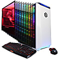 CYBERPOWERPC Gamer Supreme Liquid-Cool SLC9900 Desktop PC, AMD Ryzen 7 1800X, 32GB Memory, 3TB Hard Drive/240GB Solid State Drive, Windows® 10 Home, GeForce GTX 1080 Ti 1 thumbnail image