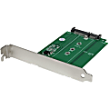 StarTech.com M.2 to SATA SSD adapter - expansion slot mounted - NGFF solid state drive to SATA converter - 0.7" Width x 3.7" Height x 4.7" Length - 1 Each 1 thumbnail image