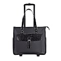 Heritage Travelware Wheeled Tote Bag With 17" Laptop Pocket, Black