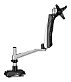 Vari Single-Monitor Spring Arm, 14"H x 10.75"W x 29"D, Gray