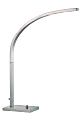 Adesso® Sonic Desk Lamp, 24 3/4"H, Steel Shade/Steel Base