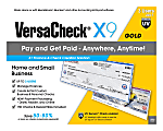 VersaCheck® X1 Gold UV Secure 2017, For 3 Users, Traditional Disc
