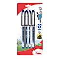 Pentel® EnerGel™ NV Rollerball Pens, Medium Point, 0.7 mm, Blue Ink, Pack Of 4 1 thumbnail image