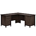 Sauder® Costa 65"W L-Shaped Computer Desk, Coffee Oak