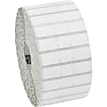 Zebra Polypropylene Label, U82606, Rectangle, 2 1/4" x 1/2", Direct Thermal Zebra 8000D Jewelry, 1" Core, White