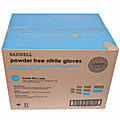 Daxwell Nitrile Gloves, Large, 100 Pairs Per Box, Case Of 10 Boxes