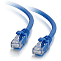 C2G-200ft Cat5e Snagless Unshielded (UTP) Network Patch Cable - Blue - Category 5e for Network Device - RJ-45 Male - RJ-45 Male - 200ft - Blue 1 thumbnail image