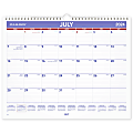 2024-2025 AT-A-GLANCE® Academic Medium Monthly Wall Calendar, 15" x 12", Red/Blue, July to June 1 thumbnail image