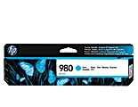 HP 980 Cyan Ink Cartridge, D8J07A 1 thumbnail image