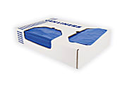Heritage Low-Density Trash Can Liners, 1.3-mil, 45 Gallons, 46" x 40", Blue, Case Of 100 Liners 1 thumbnail image