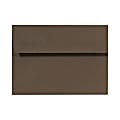 LUX Invitation Envelopes, A9, Peel & Press Closure, Chocolate Brown, Pack Of 1,000