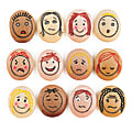 Yellow Door Emotion Stones, Brown, Pack Of 12 Stones