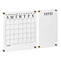 Martha Stewart Grayson Acrylic Monthly Wall Calendar And Notes Board, 18" x 18", Clear/Black, Undated 1 thumbnail image