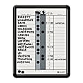 Quartet® Classic Gray In/Out Board, 11" x 14", Aluminum Frame With Black Finish 1 thumbnail image
