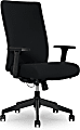 Serta® Commercial Eco-2000 High-Back Ergonomic Fabric Chair, Black