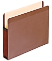 Pendaflex® Redrope Premium Reinforced File Pockets, 5 1/4" Expansion, Letter Size