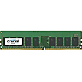 Crucial 8GB DDR4 SDRAM Memory Module - For Server - 8 GB - DDR4-2400/PC4-19200 DDR4 SDRAM - CL17 - 1.20 V - ECC - Unbuffered - 288-pin - DIMM 1 thumbnail image